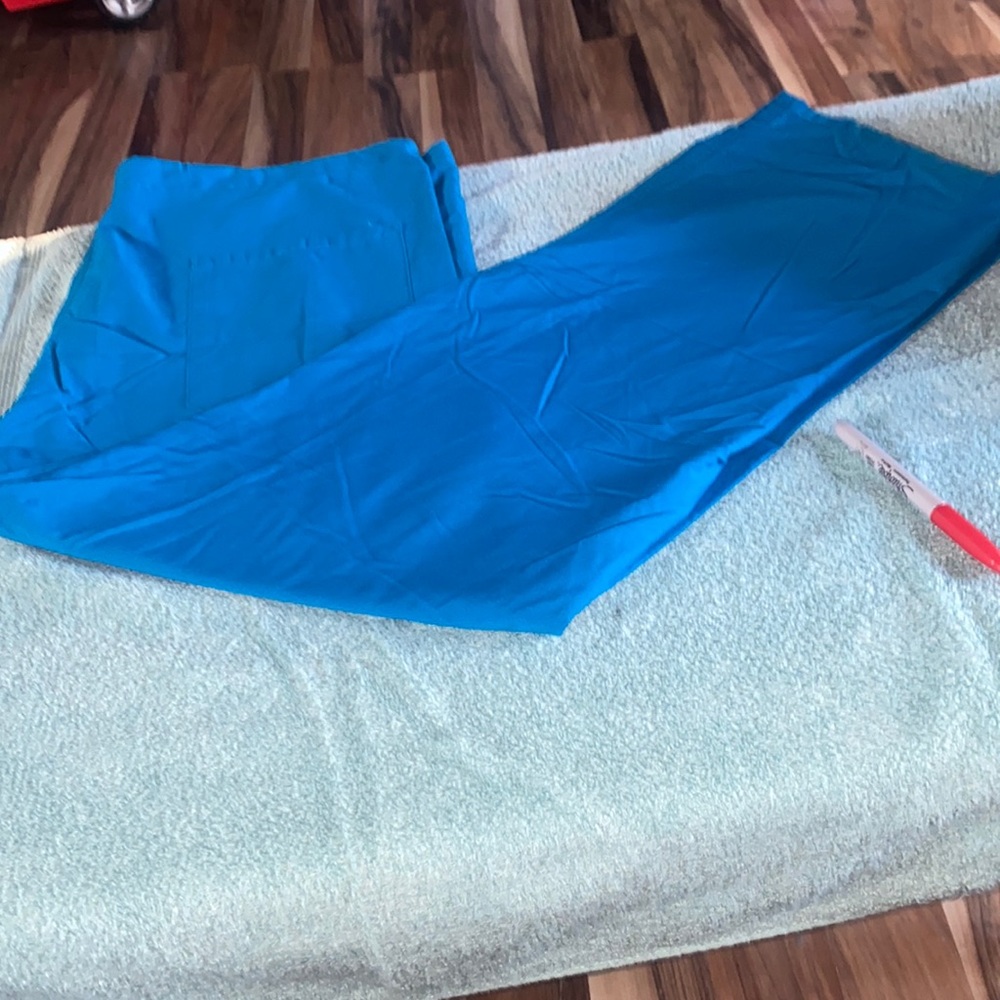 Turquoise Nelson pants, size medium